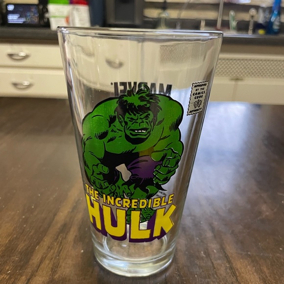 Marvel Dining Incredible Hulk Glass Poshmark